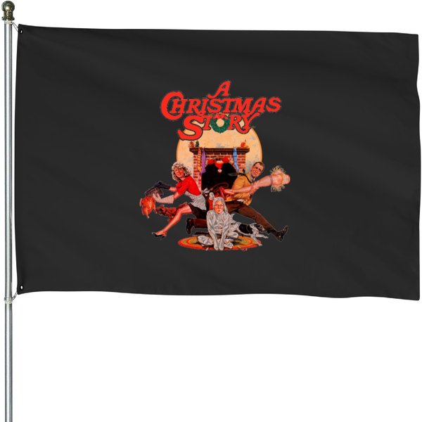 A Christmas Story Poster Art House Flags-image