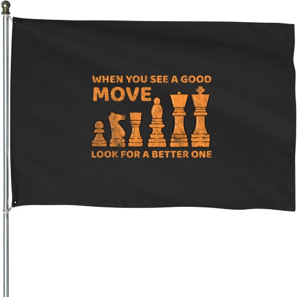 Chess Move Grandmaster Spell House Flags-image