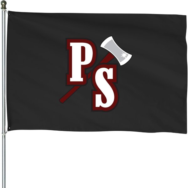 University Of Puget Sound Loggers Logo House Flags-image