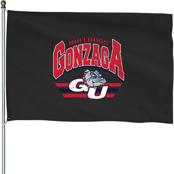 Vintage Gonzaga Bulldogs University Crewneck House Flags, Crewneck House Flags-image
