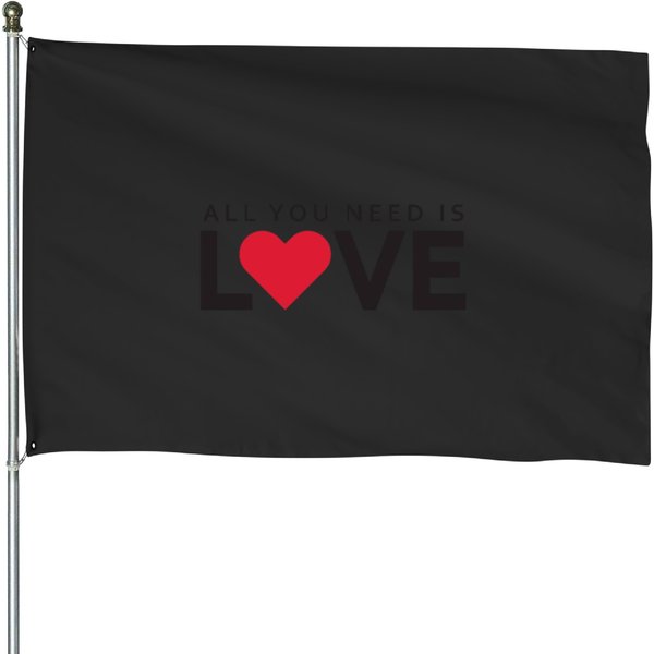 All You Need Is Love House Flags-image