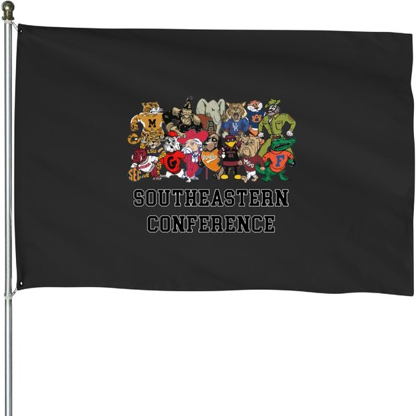 Sec College Football House Flags-image
