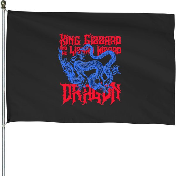 King Gizzard And The Lizard Wizard - Dragon Fanmade House Flags-image