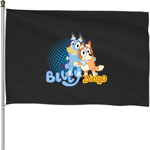 Blueys And Binggo House Flags-image