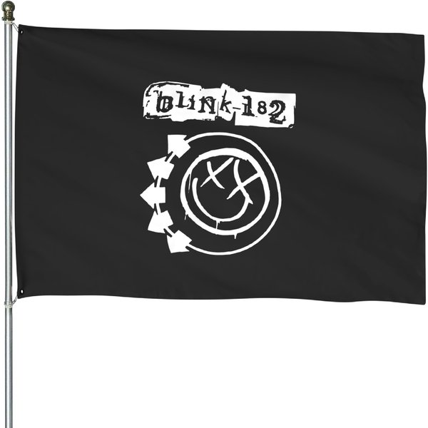 Blink Rock Band Graphic 182 House Flags-image