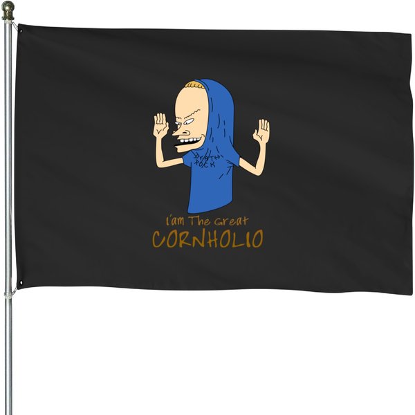 Beavis Butthead Great Cornholio House Flags-image