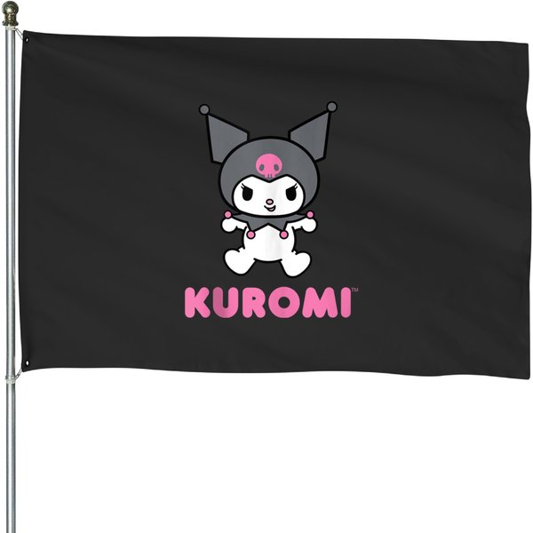 Kuromi Character House Flags-image
