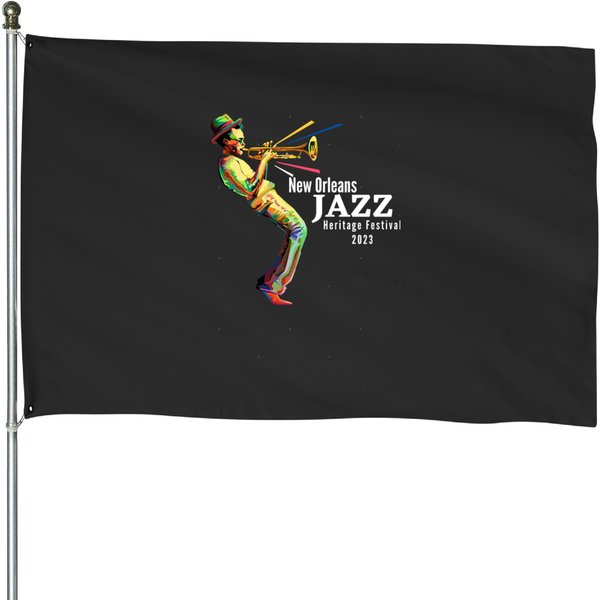 New Orleans Jazz _Amp_ Heritagee Festival 2023 House Flags-image