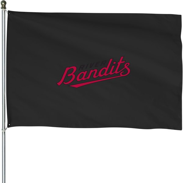 The Quads Cities River Bandits Baseball Team 4 House Flags-image