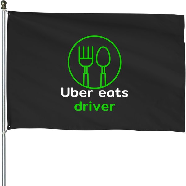 Uber Eats Driver Logo House Flags-image