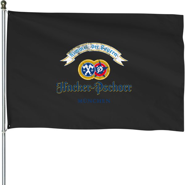 Hackers Pschorr - World Beer - Distressed House Flags-image