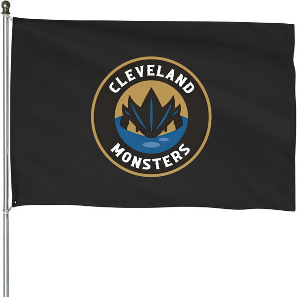 Clevelandmonsters Ice Hockey House Flags-image