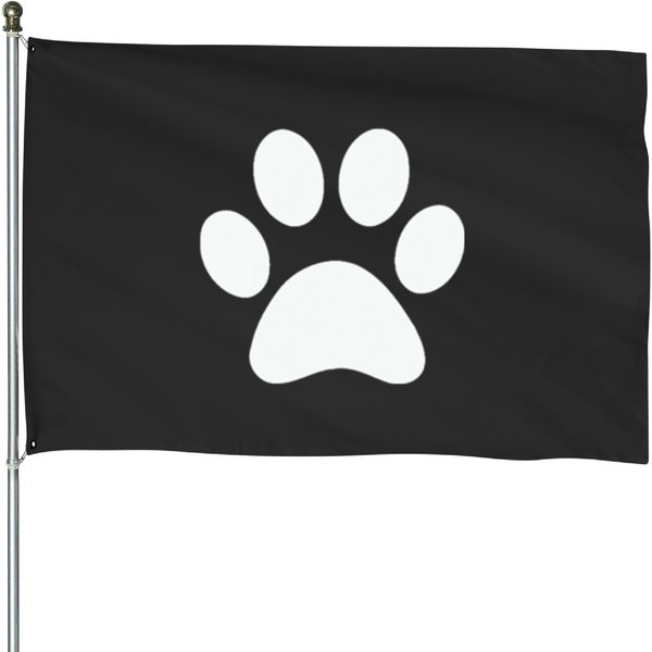 Paw Print Team Member Shirt House Flags-image