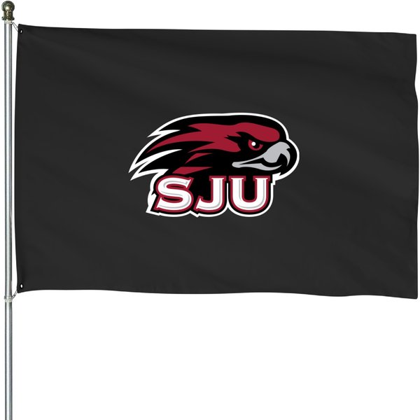 The Saint Joseph's University (Sju) Hawks House Flags-image