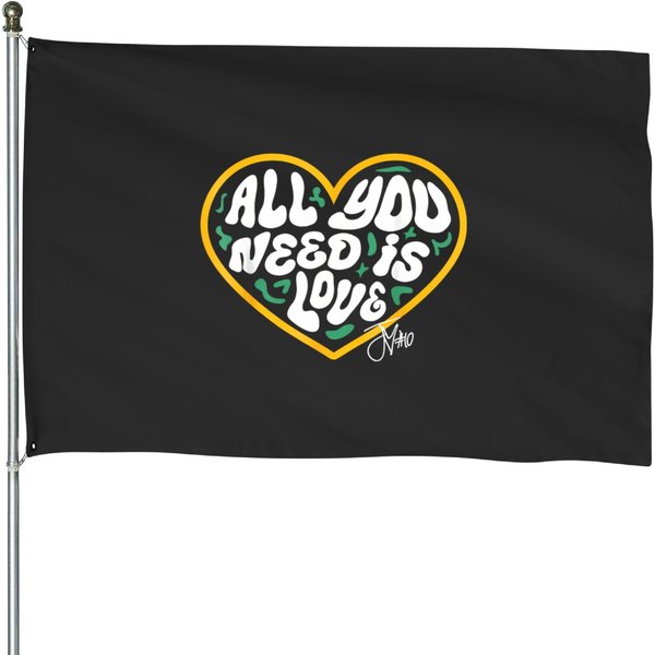Packer All You Need Is Love 10 House Flags-image