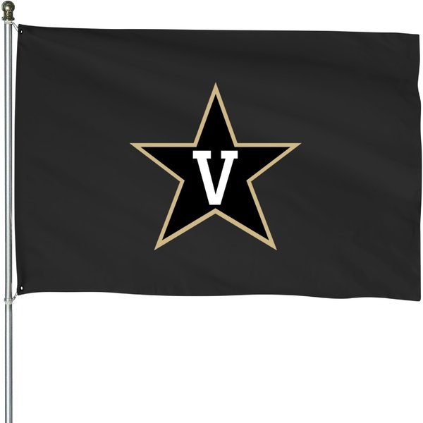 The Vanderbilt University (Vandy, Vu) Commodores House Flags-image