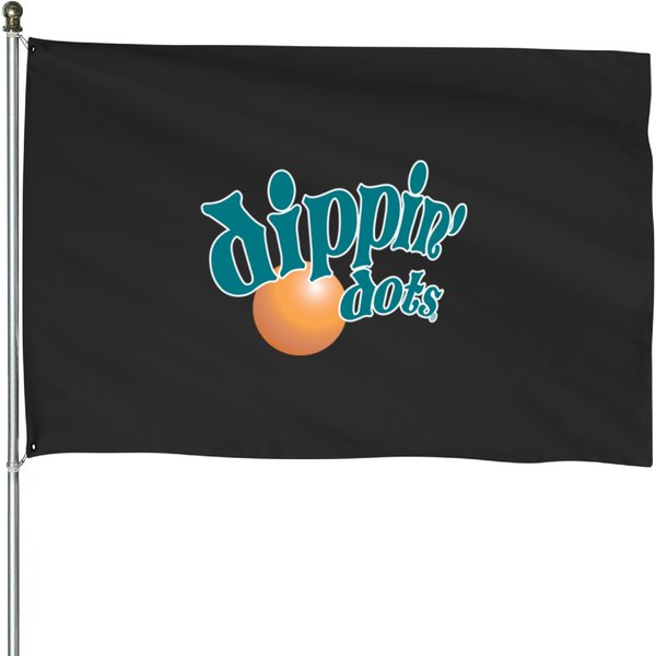 Dippin' Dots Restaurant Logo House Flags-image