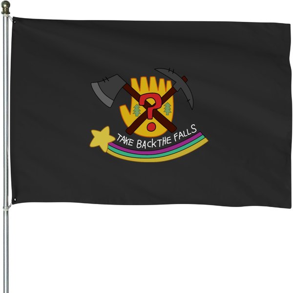 Gravity Falls - Take Back The Falls House Flags-image