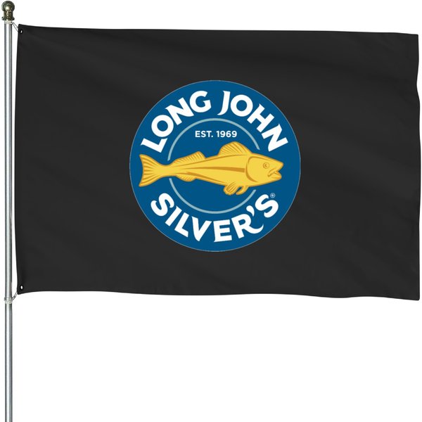 Long John Silvers Restaurant Logo House Flags-image