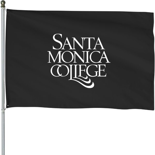 Santa Monica College Logo House Flags-image