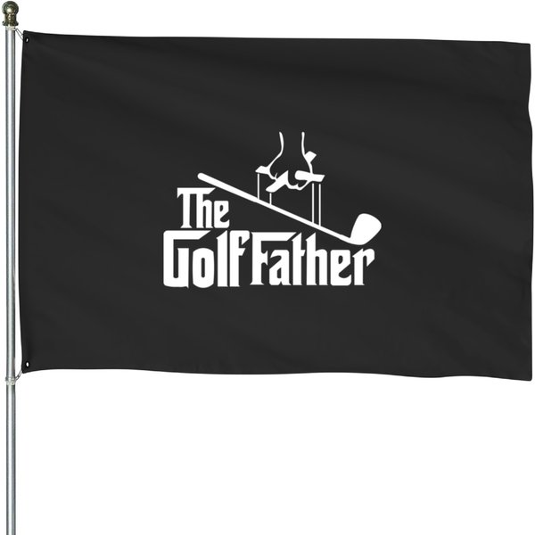 The Golf Father House Flags-image