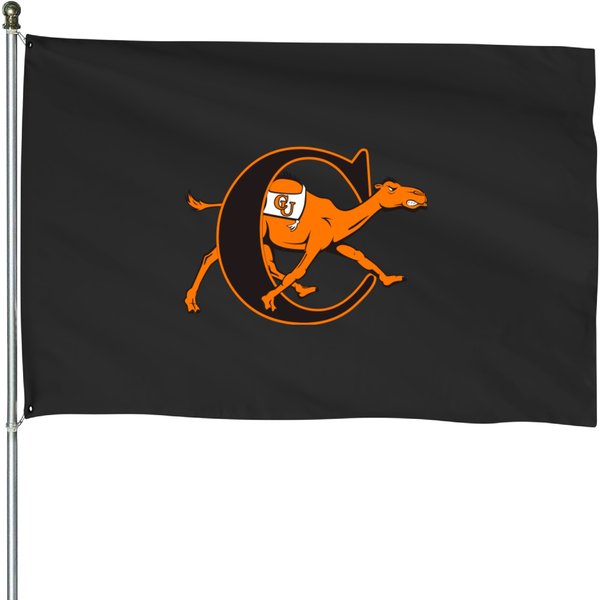 Campbell Fighting-Camels-Logo House Flags-image