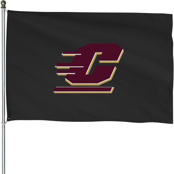 Central Michigan-Chippewas-Logo House Flags-image