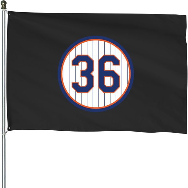 Jerry Koosman 36 Jersey Number House Flags-image