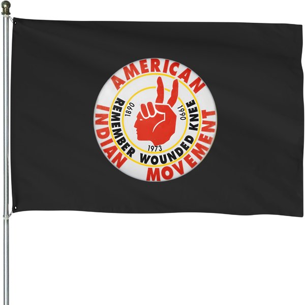 The American Indian Movement House Flags-image