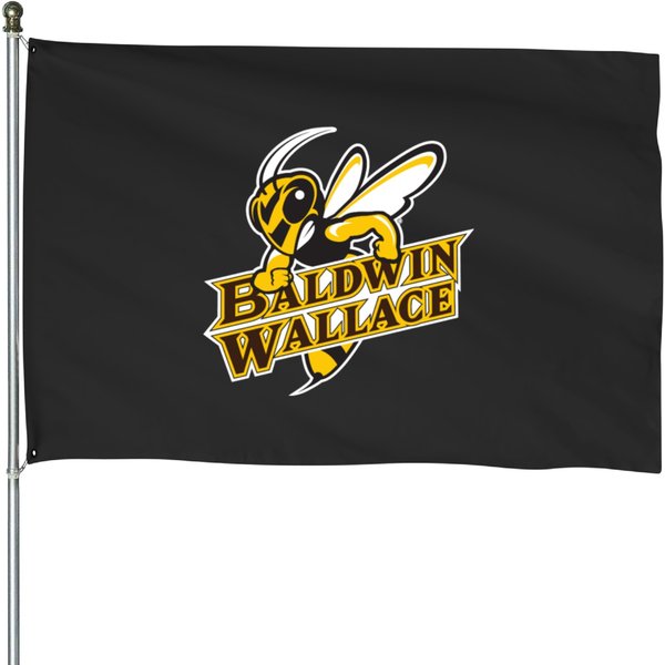 Baldwin Wallace Yellow Jackets Logo House Flags-image