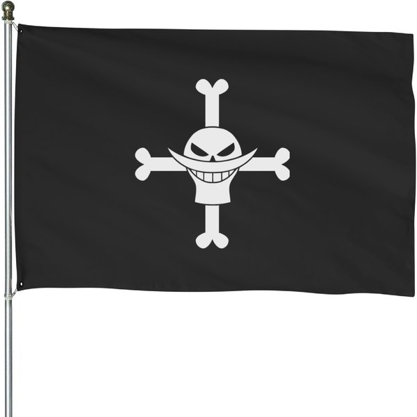 Whitebeard Jolly Roger Premium House Flags-image