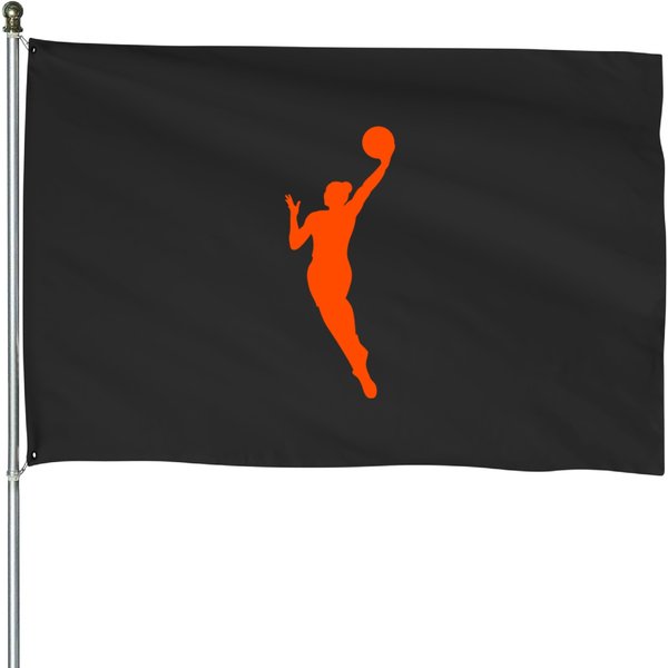 Women’S National Basketball Association Logo House Flags-image