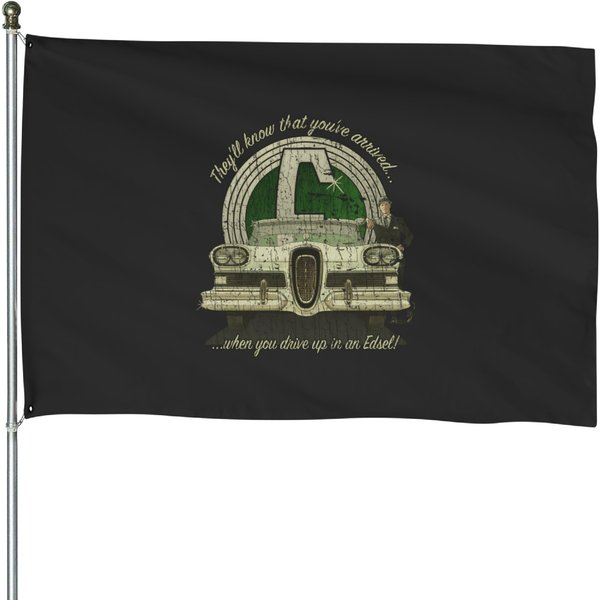 Edsel You've Arrived 1958 House Flags-image