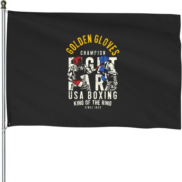 Golden Gloves Boxing House Flags-image