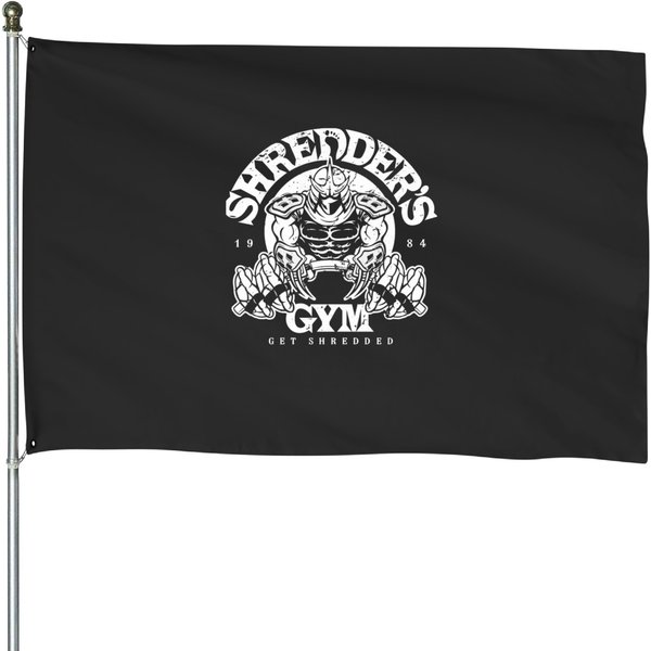 Shredder's Gym House Flags-image