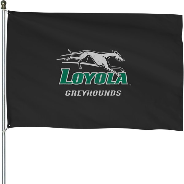 Loyola University Maryland Greyhounds Distressed Primary House Flags-image