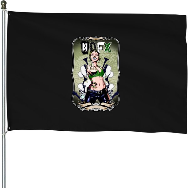 Nofx Logo House Flags-image