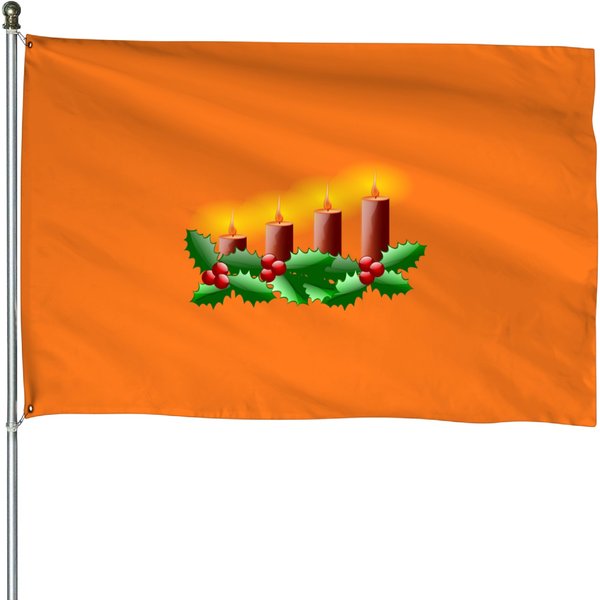 Second Advent Christmas Advent House Flags-image