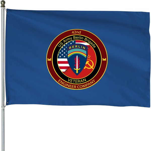 Berlin Brigade 42Nd Engineer Company House Flags-image