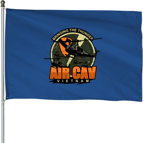 1St Air Cavalry Division Vietnam Veteran Veterans Day Xmas House Flags-image