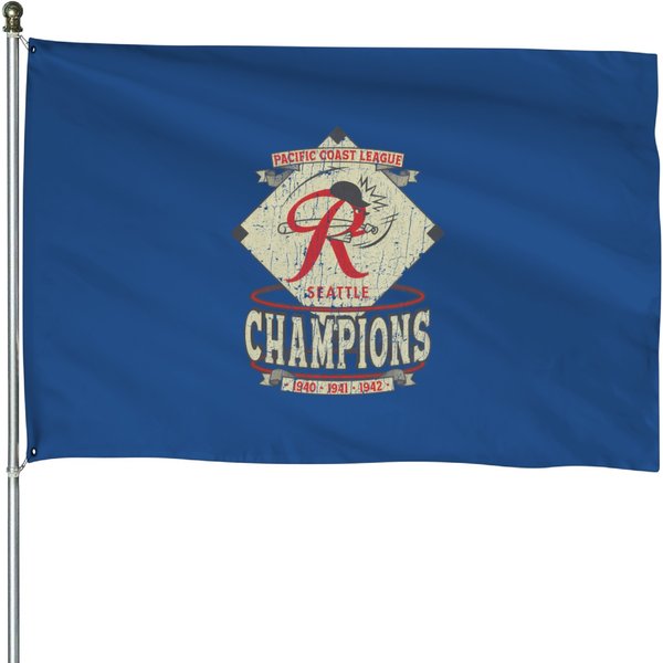 Seattle Rainiers House Flags-image