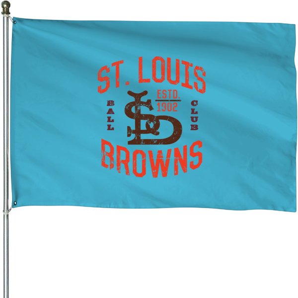 St Louis Browns 2 House Flags-image