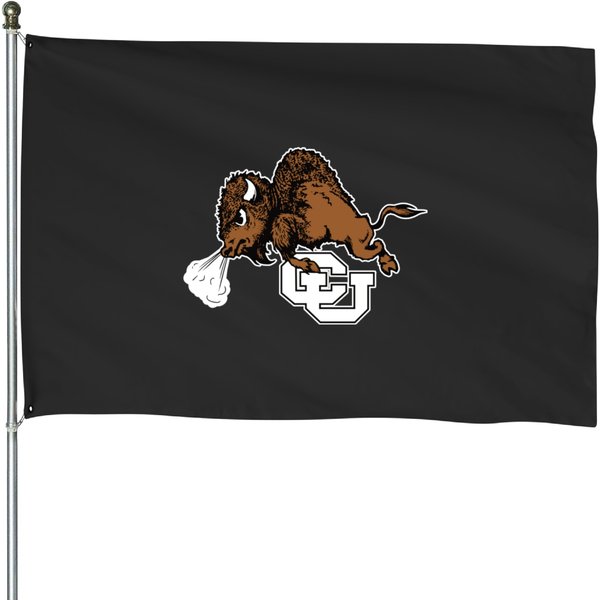 Colorado U. &Quot;Ralphie The Buffalo&Quot; Vintage Mascot - Colorado - House Flags-image