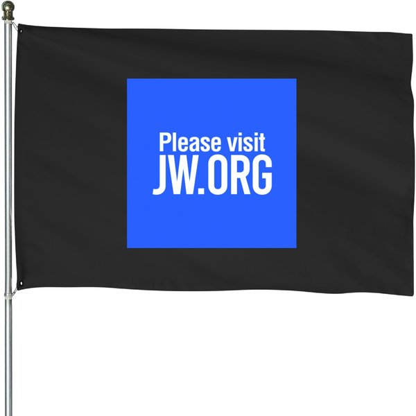 Please Visit Jw.Org | Pin House Flags-image