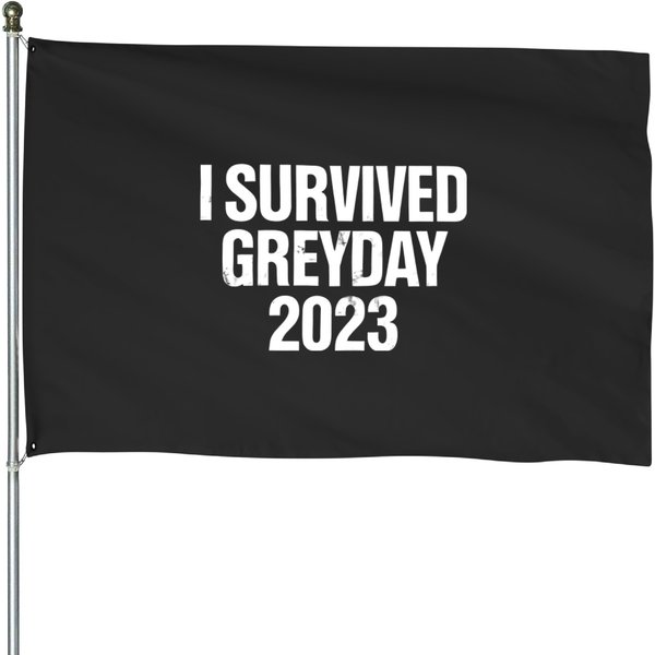 I Survived Greyday 2023 Merch, Suicideboys Tour 2023 House Flags-image