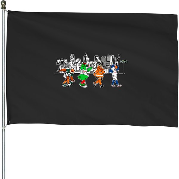 Philadelphia Sports House Flags, Philly Mascots House Flags-image