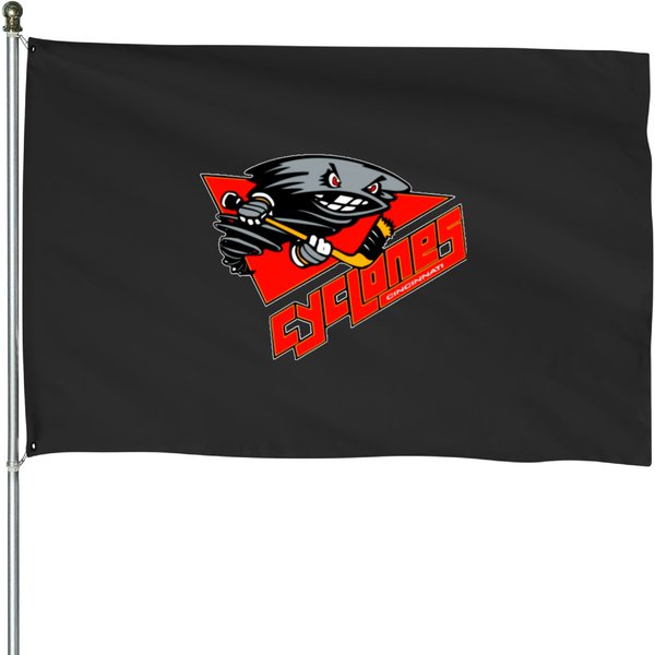 Cincinnati Cyclones Hockey House Flags-image