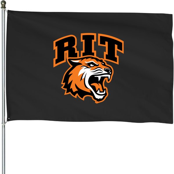 Rochester Institute Of Technology Tiger (Rit) House Flags-image