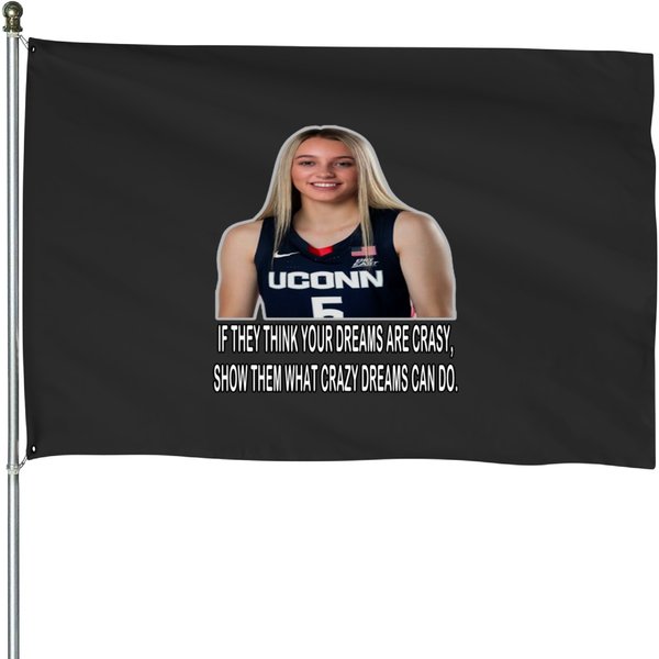 Paige Bueckers,American Woman Sport House Flags-image