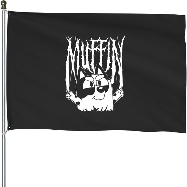 Muffin Death Metal House Flags-image